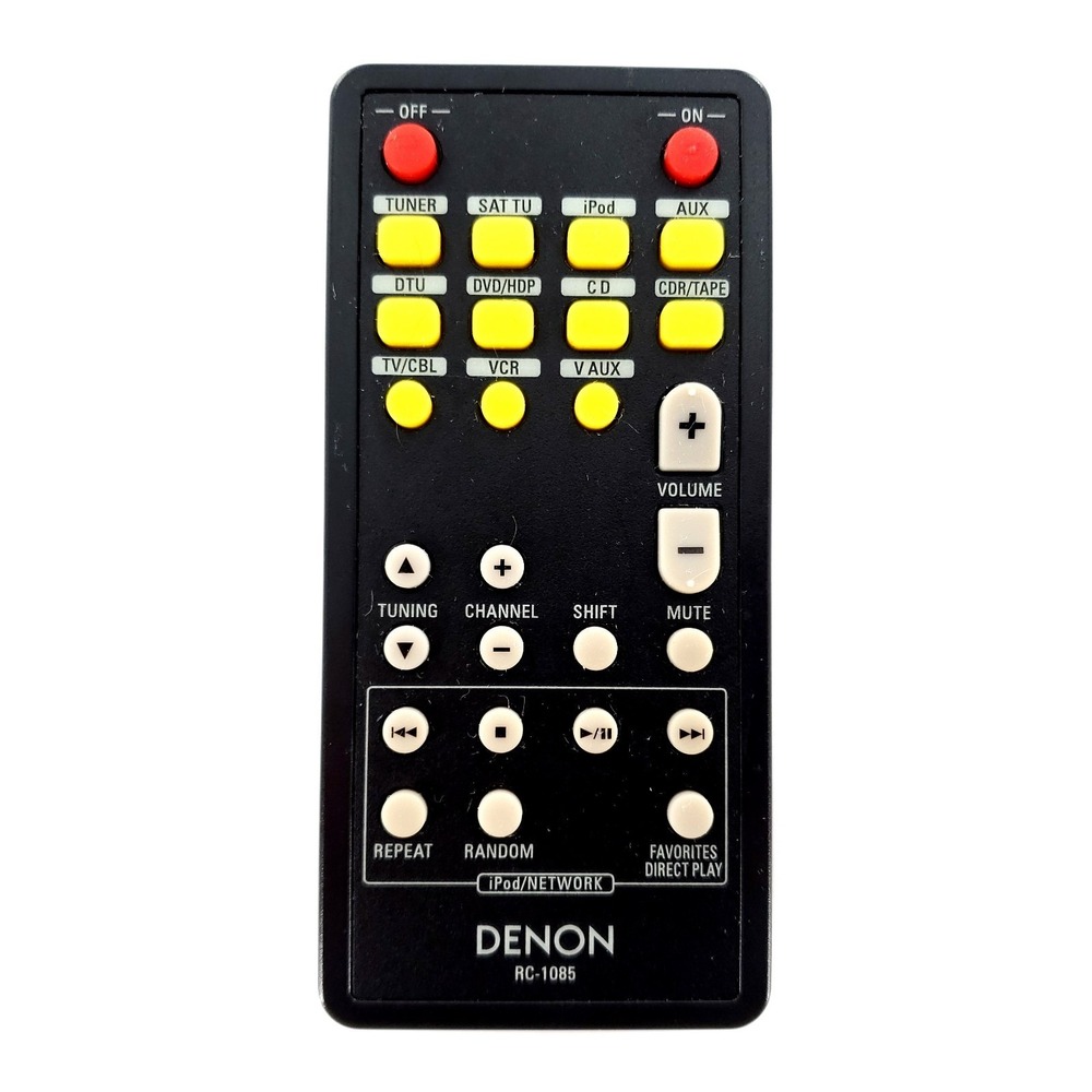 Genuine Denon RC-1085 AV Receiver Remote Control OEM Tested & Works